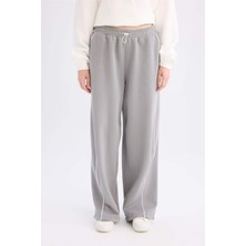DeFacto Coool Beli Lastikli Wide Leg Geniş Bol Paça Eşofman Altı E0163AX24WN