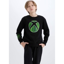 DeFacto Xbox Bisiklet Yaka Sweatshirt Erkek Çocuk D6744A824WN