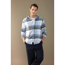 DeFacto Regular Fit Kareli Oduncu Flanel Uzun Kollu Gömlek S9275AZ24AU
