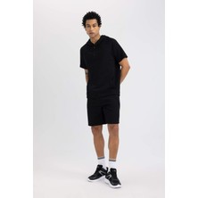 DeFactoFit Standart Fit Kısa Paça Sporcu Şort