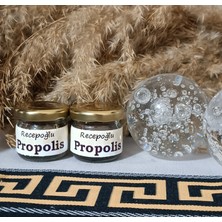 Organik Öğütülmüş Toz Propolis Cam Kavanoz 18 G X2 Adet