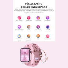 Ayers Kadın Akıllı Saat Watch 9 Mini Hk9 Premium Bilezik Hediyeli Ios Android Uyumlu Türkçe/çağrı/bildirim