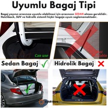 Ayarlanabilir Otomatik Bagaj Yayı 2 Adet Bagaj Kapağı Kaldırma Yayı