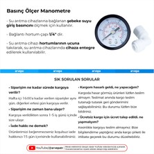 Arvepa Su Arıtma Cihazı Basınç Ölçer Manometre