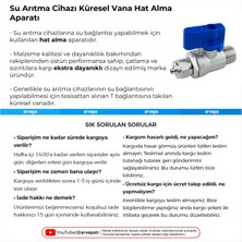 Arvepa Su Arıtma Cihazı 1/4 Küresel Vana Hat Alma Aparatı