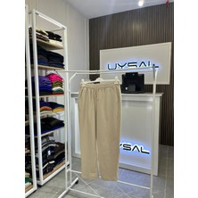 Levidor Beli Lastikli Pantolon 410018 Bej