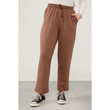 Levidor Beli Lastikli Pantalon 410018 Kahve