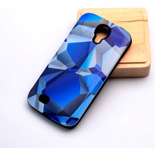 Galaxy S4 Uyumlu Kılıf Kaliteli Çift Katmanlı Renkli Parlak Piramit Silikon Kapak