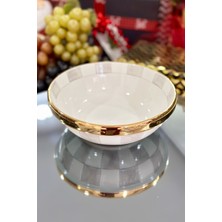 Arter Home Damalı Gri 20 Cm Kase