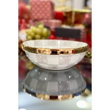 Arter Home Damalı Gri 20 Cm Kase