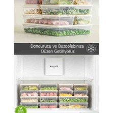 Vzn Piknik Saklama Kabı Buzdolabı Düzenleyici Buzluk Saklama Kabı Mikrodalga Kabı