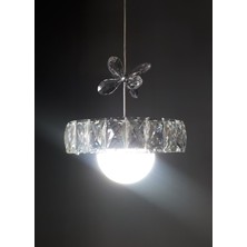 Luxury Lüks Kristal LED Li Salon ve Oda Sarkıt Avizesi