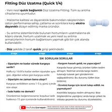 Linio Su Arıtma Cihazı Için Fitting Düz Uzatma 25 Adet