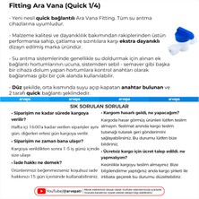 Linio Su Arıtma Cihazı İçin Fitting Ara Vana 10 Adet