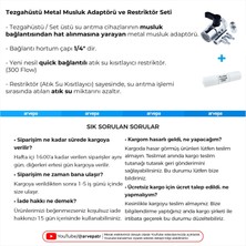 Arvepa Tezgahüstü Su Arıtma Cihazı Metal Musluk Adaptörü ve Restriktör