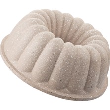 Thermoad Döküm Sık Dilimli Kek Kalıbı Vizon 26 cm