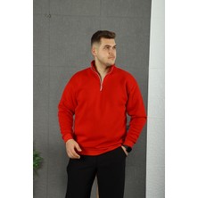 EG38 Bato Yaka 3 Iplik Sweat Kırmızı