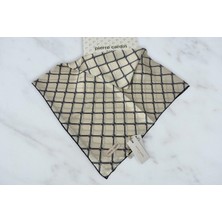 Pierre Cardin  Ipek (Silk) Crepe Saten Eşarp - Krem- 8902230-324