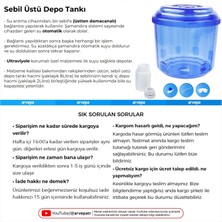 Arvepa Su Arıtma Cihazı Sebil Üstü Depo Tankı