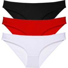 Royaleks 3 adet Süper Eko Set Likralı Kadın Slip Külot 535