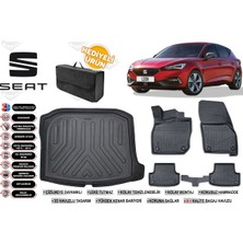Ko Kaliteoto Seat Leon 2024 Model Bagaj Havuzu+Paspas Seti Profesyonel Serisi Hediyeli