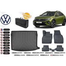 Ko Kaliteoto Volkswagen Taigo 2024 Model Üst Bagaj Havuzu+Paspas Seti Profesyonel Serisi Hediyeli