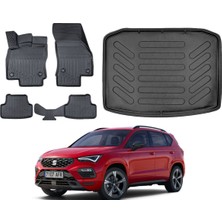Ko Kaliteoto Seat Ateca 4x4 2025 Model Bagaj Havuzu Paspas Takımı Maxi Eva Serisi