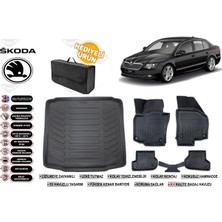 Ko Kaliteoto Skoda Superb 2008 Model Bagaj Havuzu+Paspas Seti Profesyonel Serisi Hediyeli