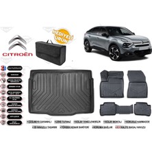 Ko Kaliteoto Citroen C4 Elektrikli 2025 Model Bagaj Havuzu+Paspas Seti Profesyonel Serisi Hediyeli