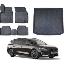 Ko Kaliteoto Ford Focus 5 Stw 2021 Model Üst Bagaj Havuzu Paspas Takımı Maxi Eva Serisi
