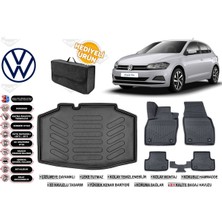 Ko Kaliteoto Volkswagen Polo Impression 2017 Model Bagaj Havuzu+Paspas Seti Profesyonel Serisi Hediyeli