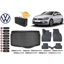 Ko Kaliteoto Volkswagen Polo 2018 Model Alt Bagaj Havuzu+Paspas Seti Profesyonel Serisi Hediyeli
