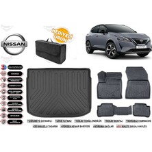 Ko Kaliteoto Nissan Qashqai E-Power 2025 Model Üst Bagaj Havuzu+Paspas Seti Profesyonel Serisi Hediyeli