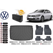 Ko Kaliteoto Volkswagen Polo 2017 Model Üst Bagaj Havuzu+Paspas Seti Profesyonel Serisi Hediyeli