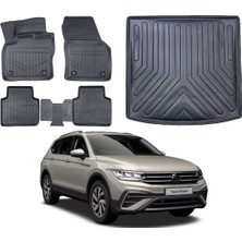 Ko Kaliteoto Volkswagen Allspace 2016 Model 5 Koltuk Bagaj Havuzu Paspas Takımı Maxi Eva Serisi