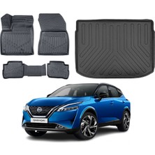 Ko Kaliteoto Nissan Qashqai E-Power 2025 Model Üst Bagaj Havuzu Paspas Takımı Maxi Eva Serisi