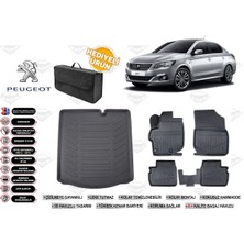 Ko Kaliteoto Peugeot 301 2021 Model Bagaj Havuzu+Paspas Seti Profesyonel Serisi Hediyeli