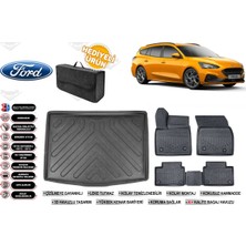 Ko Kaliteoto Ford Focus 5 Stw 2018 Model Alt Bagaj Havuzu+Paspas Seti Profesyonel Serisi Hediyeli