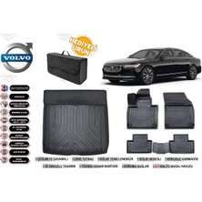 Ko Kaliteoto Volvo S90 2021 Model Bagaj Havuzu+Paspas Seti Profesyonel Serisi Hediyeli