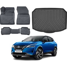 Ko Kaliteoto Nissan Qashqai E-Power 2022 Model Alt Bagaj Havuzu Paspas Takımı Maxi Eva Serisi