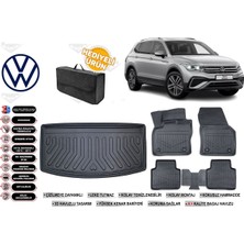 Ko Kaliteoto Volkswagen Allspace 2017 Model 7 Koltuk Bagaj Havuzu+Paspas Seti Profesyonel Serisi Hediyeli