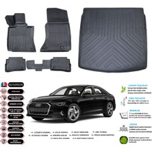 Ko Kaliteoto Audi A6 2025 Model Esnek Bagaj Havuzu Paspası Araca Özel Siyah Kokusuz Paspas Takımı