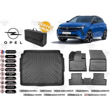 Ko Kaliteoto Opel Grandland 2021 Model Alt Bagaj Havuzu+Paspas Seti Profesyonel Serisi Hediyeli