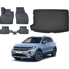Ko Kaliteoto Volkswagen T-Cross 2021 Model Üst Bagaj Havuzu Paspas Takımı Maxi Eva Serisi