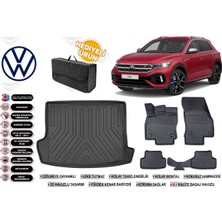 Ko Kaliteoto Volkswagen T-Roc 2021 Model Üst Bagaj Havuzu+Paspas Seti Profesyonel Serisi Hediyeli