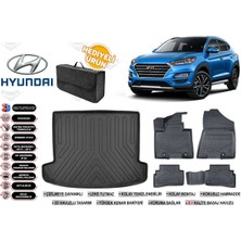 Ko Kaliteoto Hyundai Tucson 2020 Model Bagaj Havuzu+Paspas Seti Profesyonel Serisi Hediyeli