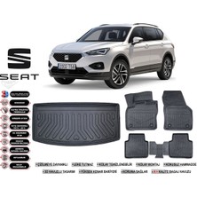 Ko Kaliteoto Seat Taracco 2020 Model 7 Koltuk Bagaj Havuzu Araca Özel Siyah Extra Havuzlu Paspas Takımı