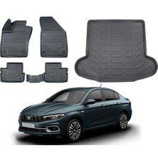 Ko Kaliteoto Fiat Egea Hybrıd 2022 Model Bagaj Havuzu Paspas Takımı Maxi Eva Serisi