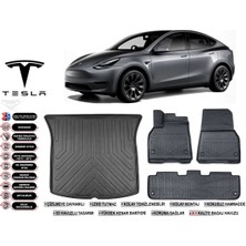 Ko Kaliteoto Tesla Model Y 2023 Model Bagaj Havuzu Araca Özel Siyah Kokusuz Havuzlu Paspas Takımı