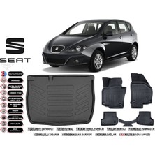 Ko Kaliteoto Seat Altea 2010 Model Bagaj Havuzu Araca Özel Siyah Ekstra Havuzlu Paspas Takımı